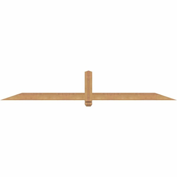 Ekena Millwork Eugene Smooth Timber Gable Bracket, Western Red Cedar, 84"W x 14"H x 1 1/2"D x 3 1/2"F, 4/12 Pitch GBW084X14X0204EUG00SWR - main